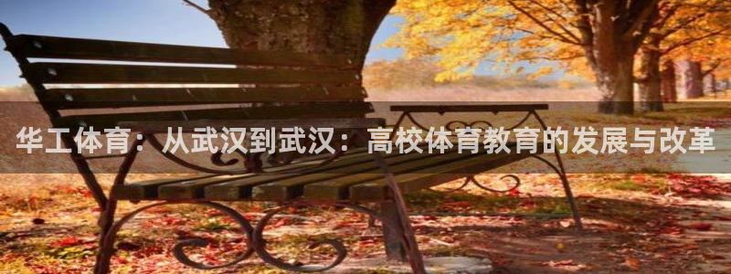华工体育：从武汉到武汉：高校体育教育的发展与改革