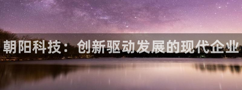 朝阳科技：创新驱动发展的现代企业