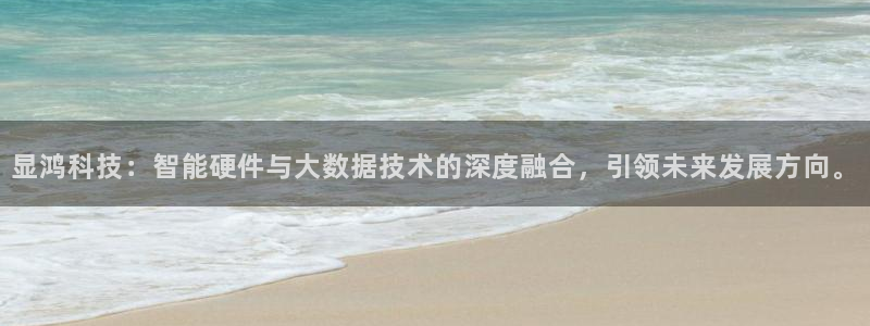 显鸿科技：智能硬件与大数据技术的深度融合，引领未来发展方向。